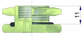 Удлинитель для металлического основания 16,5 мм. R-0965-1